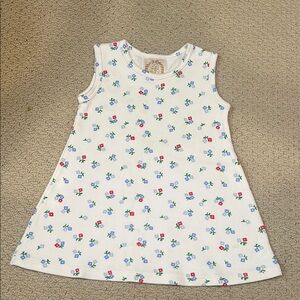 The Beaufort Bonnet Company Cream Sleeveless A-Line Sundress